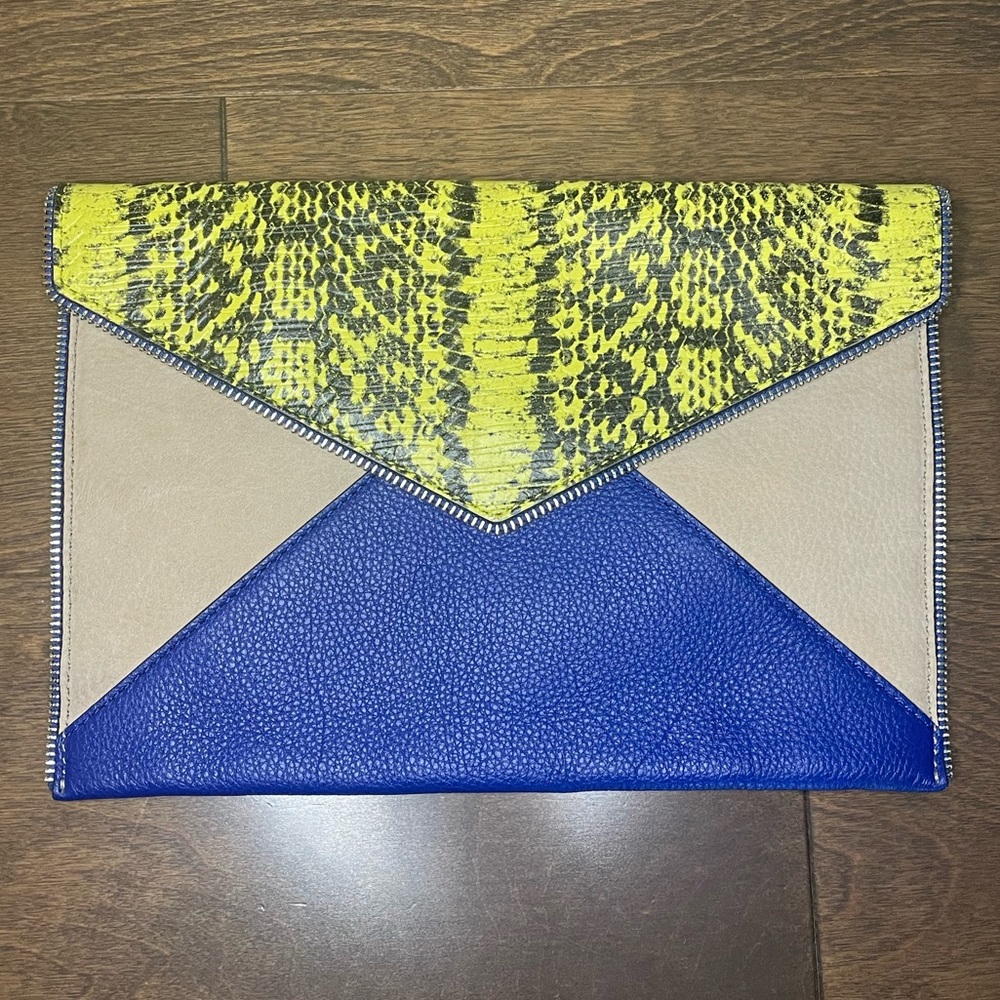 Rebecca Minkoff Leather Envelope Clutch